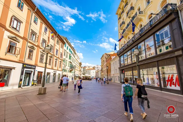 Einkaufsstraße am Korzo in Rijeka